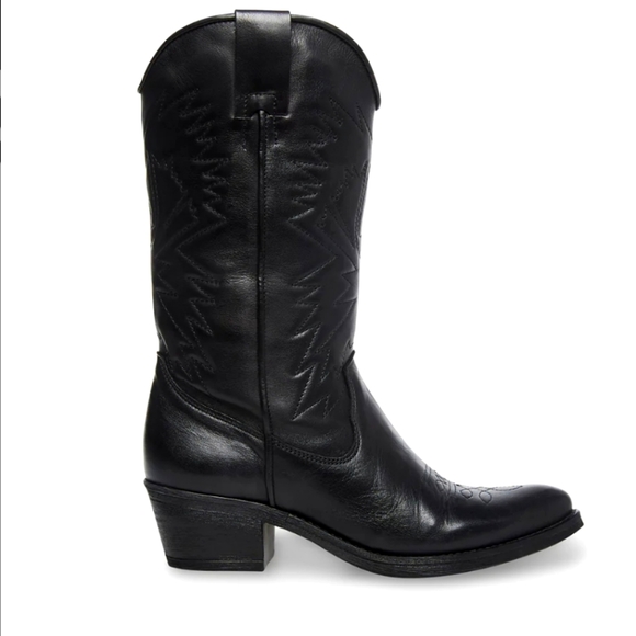 Steve Madden Shoes - Hayward black leather boots
